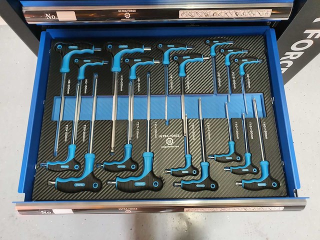 Ultra force equipment gereedschaps wagen 260 pcs en trolley 238 pcs - afbeelding 3 van  24