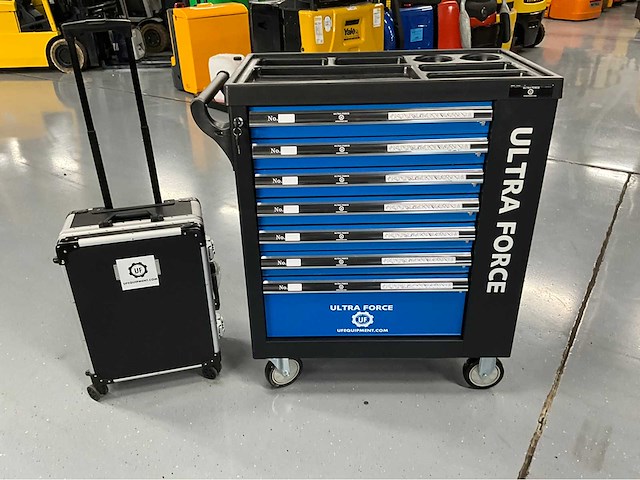 Ultra force equipment gereedschaps wagen 260 pcs en trolley 238 pcs - afbeelding 1 van  18