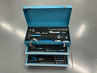 Ultra force equipment gereedschapskoffer aluminium met laden - 92 pcs gereedschap