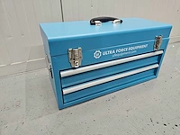 Ultra force equipment gereedschapskoffer aluminium met laden - 92 pcs gereedschap - afbeelding 5 van  12