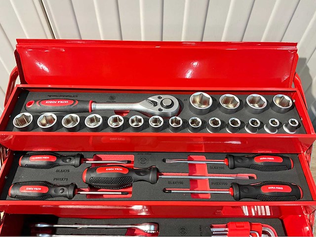 Ultra force equipment gereedschapskoffer incl 86 pcs gereedschap - 2026 - afbeelding 8 van  10