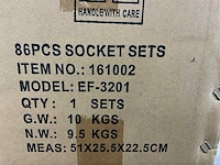 Ultra force equipment gereedschapskoffer incl 86 pcs gereedschap - 2026 - afbeelding 2 van  10