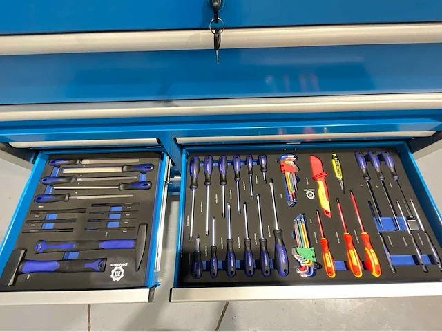 Ultra force equipment gereedschapswagen 11 laden 386 pcs - softclose - afbeelding 15 van  15