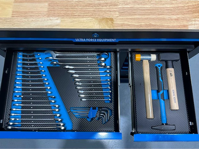 Ultra force equipment gereedschapswagen 12 laden 269 pcs - softclose - 2026 - afbeelding 19 van  20