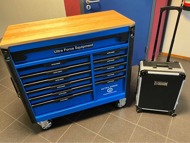 Ultra force equipment gereedschapswagen 12 laden 293 pcs en trolley 238 pcs - afbeelding 13 van  49