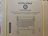 Ultra force equipment gereedschapswagen 12 laden 293 pcs en trolley 238 pcs - afbeelding 20 van  34