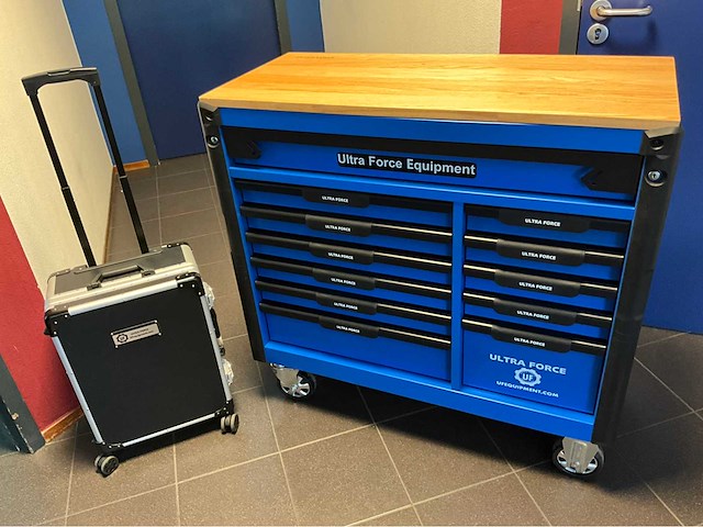 Ultra force equipment gereedschapswagen 12 laden 293 pcs en trolley 238 pcs - afbeelding 21 van  33