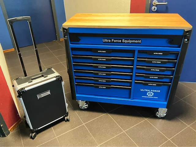 Ultra force equipment gereedschapswagen 12 laden 293 pcs en trolley 238 pcs - afbeelding 12 van  49