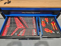Ultra force equipment gereedschapswagen 12 laden 293 pcs gereedschap - heavy duty jumbo - afbeelding 2 van  32