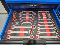 Ultra force equipment gereedschapswagen 12 laden 293 pcs gereedschap - heavy duty jumbo - afbeelding 6 van  32