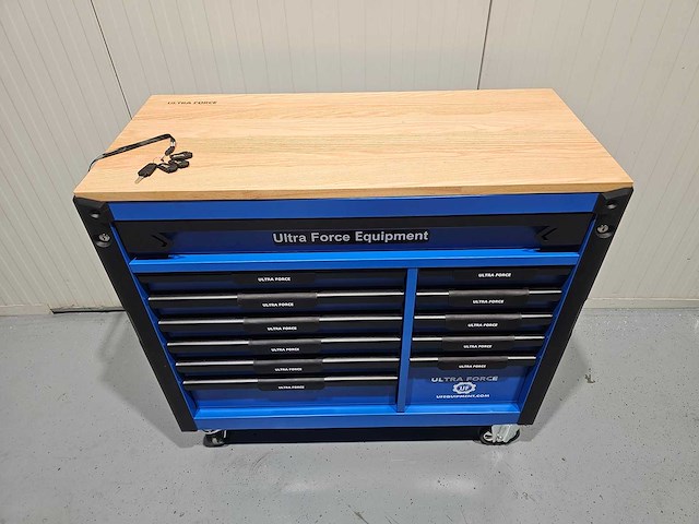 Ultra force equipment gereedschapswagen 12 laden 293 pcs gereedschap - heavy duty jumbo - afbeelding 27 van  32
