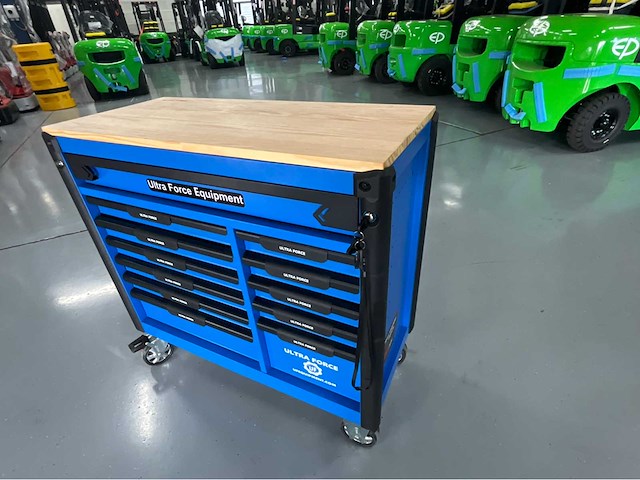 Ultra force equipment gereedschapswagen 12 laden 293 pcs gereedschap - heavy duty jumbo - afbeelding 9 van  26