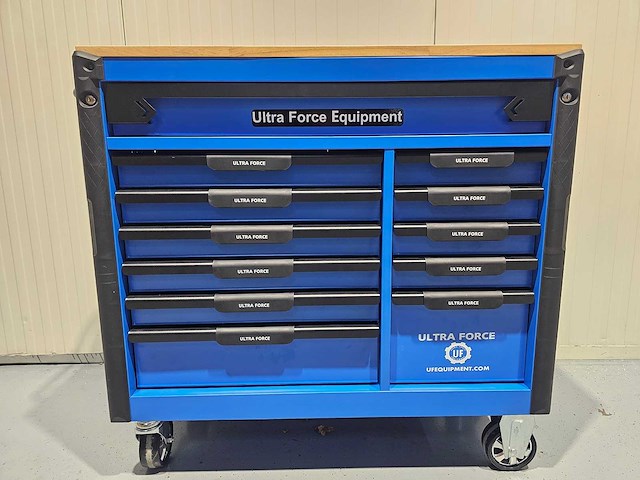 Ultra force equipment gereedschapswagen 12 laden 293 pcs gereedschap - heavy duty jumbo - afbeelding 24 van  26