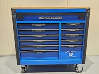 Ultra force equipment gereedschapswagen 12 laden 293 pcs gereedschap - heavy duty jumbo - afbeelding 28 van  32