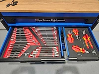 Ultra force equipment gereedschapswagen 12 laden 293 pcs gereedschap - heavy duty jumbo - afbeelding 2 van  32