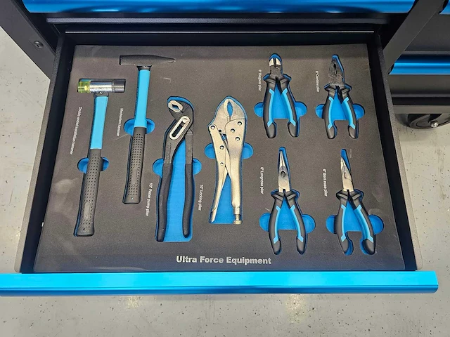 Ultra force equipment gereedschapswagen 12 laden 463pcs - softclose laden - 2026 - afbeelding 3 van  14