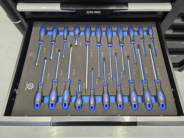 Ultra force equipment gereedschapswagen 13 laden 298 pcs gereedschap - afbeelding 6 van  25
