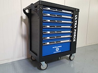 Ultra force equipment gereedschapswagen 7 laden 260 pcs gereedschap - 2 sleutels - afbeelding 8 van  11