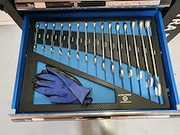 Ultra force equipment gereedschapswagen 7 laden 260 pcs gereedschap - 2 sleutels - afbeelding 18 van  18