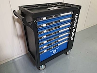 Ultra force equipment gereedschapswagen 7 laden 260 pcs gereedschap - 2 sleutels - afbeelding 2 van  18