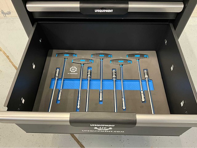 Ultra force equipment gereedschapswagen 7 laden 266 pcs gereedschap - afbeelding 4 van  21