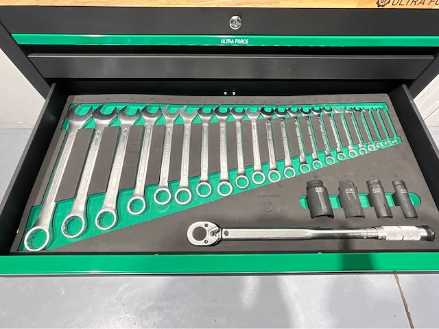 Ultra force equipment gereedschapswagen 7 laden 269 pcs - softclose - 2026 - afbeelding 14 van  17