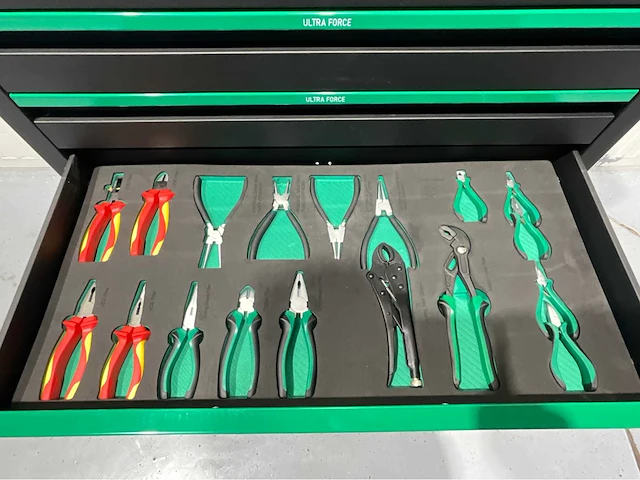 Ultra force equipment gereedschapswagen 7 laden 269 pcs - softclose - 2026 - afbeelding 16 van  17