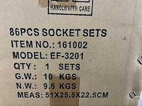 Ultra force equipment gereedschapswagen 7 laden en gereedschapskoffer 86 pcs - afbeelding 25 van  32