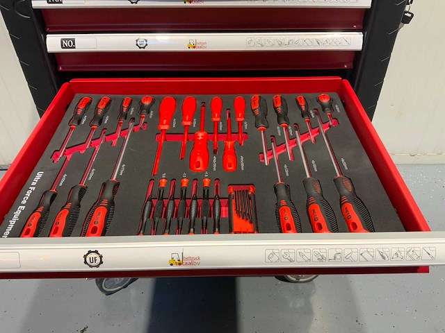 Ultra force equipment gereedschapswagen 7 laden en gereedschapskoffer - afbeelding 17 van  17