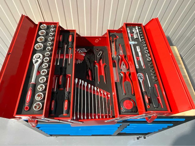 Ultra force equipment gereedschapswagen 7 laden en gereedschapskoffer - afbeelding 6 van  10