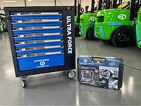 Ultra force equipment gereedschapswagen 7 laden en koffer 144 pcs - afbeelding 12 van  30