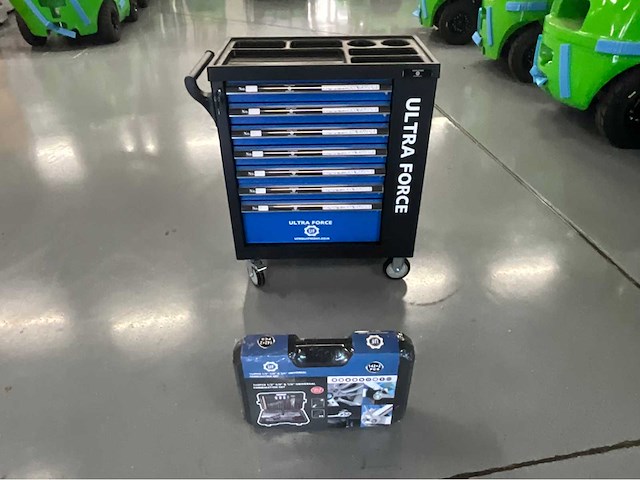 Ultra force equipment gereedschapswagen 7 laden en koffer 144 pcs - afbeelding 23 van  30