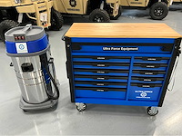 Ultra force equipment gereedschapswagen jumbo heavy duty en industriële stofzuiger nat/droog 80 liter
