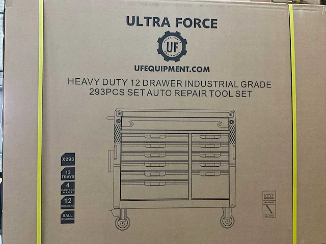 Ultra force equipment gereedschapswagen jumbo heavy duty en industriële stofzuiger nat/droog 80 liter - afbeelding 25 van  37