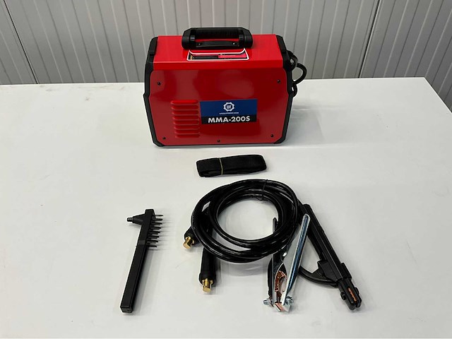 Ultra force equipment mma-200s elektrode lasapparaat en gereedschapskoffer incl gereedschap - afbeelding 5 van  19