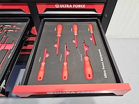 Ultra force equipment redline xl gereedschapswagen 12 laden 471 pcs gereedschap - afbeelding 2 van  9