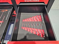 Ultra force equipment redline xl gereedschapswagen 12 laden 471 pcs gereedschap - afbeelding 6 van  9