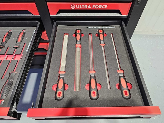Ultra force equipment redline xl gereedschapswagen 12 laden 471 pcs gereedschap - afbeelding 7 van  22
