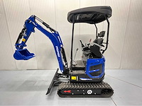 Ultra force equipment rupsgraafmachine met kubota diesel motor - 2025 incl. 3 bakken - nm-1800kg