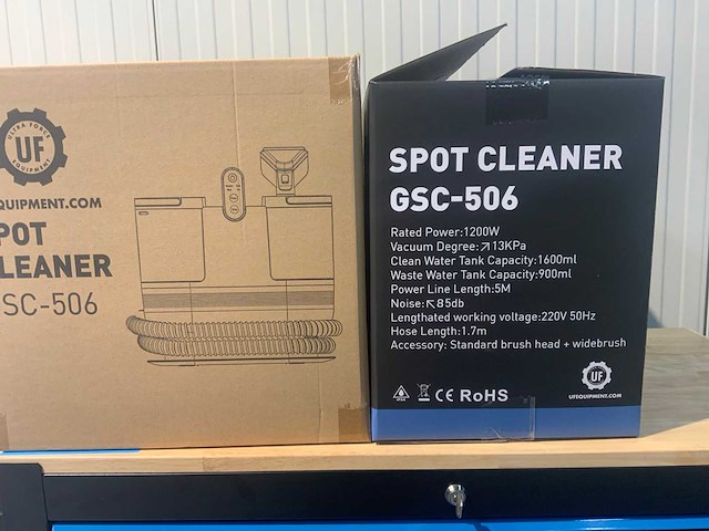 Ultra force equipment spotcleaner - 2 extra borstels - 2 tanks - 5 m snoer - 1200w - 2026 - afbeelding 6 van  24