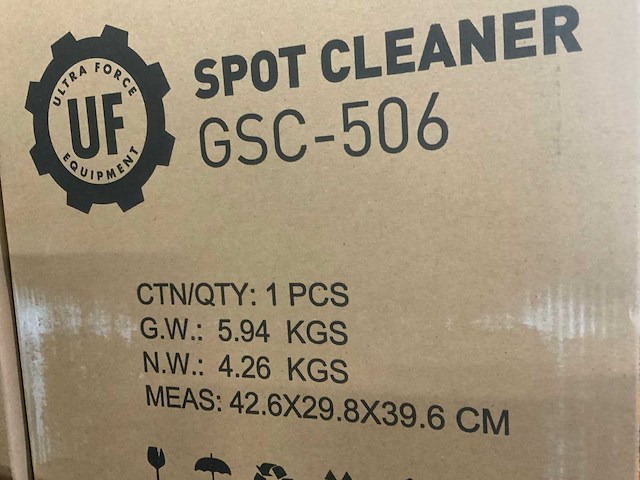 Ultra force equipment spotcleaner - 2 extra borstels - 2 tanks - 5 m snoer - 1200w - 2026 - afbeelding 17 van  24