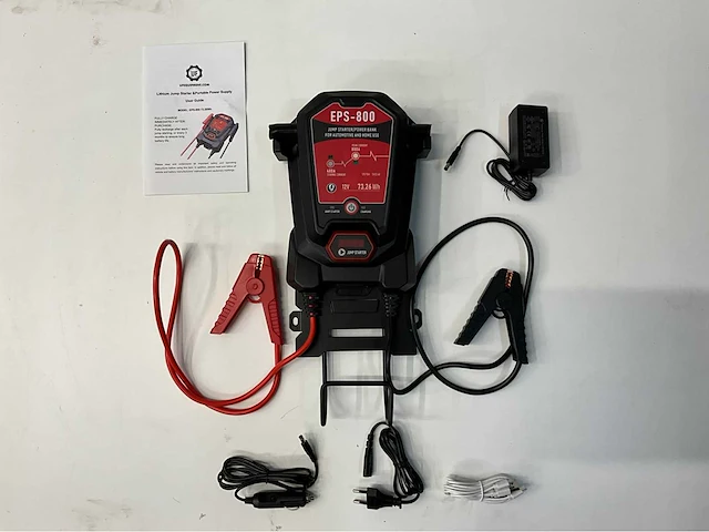 Ultra force equipment startbooster incl bevestiging muur 800a - eps800 - power bank - afbeelding 3 van  13