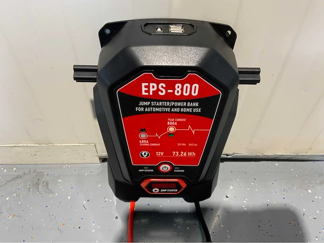 Ultra force equipment startbooster incl bevestiging muur 800a - eps800 - power bank - afbeelding 12 van  13