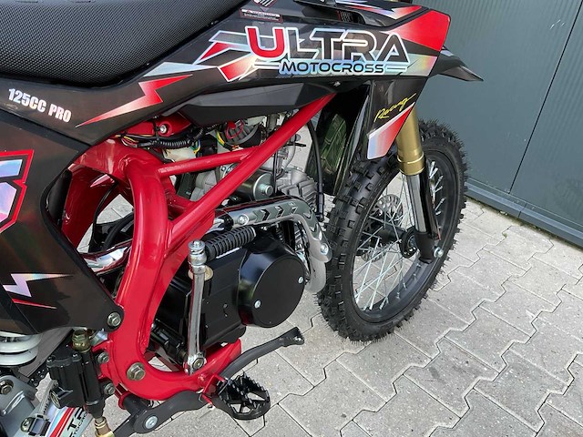 Ultra motocross 125 cc crossmotor met elektrische start - afbeelding 35 van  58