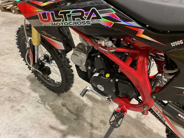 Ultra motocross 125 cc crossmotor met elektrische start - afbeelding 15 van  33