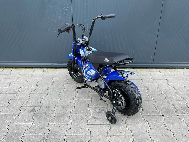 Ultra motocross 250dh 27fe monkey bike blauw kinderfiets - afbeelding 5 van  15