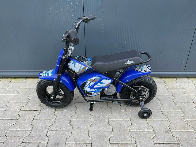 Ultra motocross 250dh 27fe monkey bike blauw kinderfiets - afbeelding 6 van  15