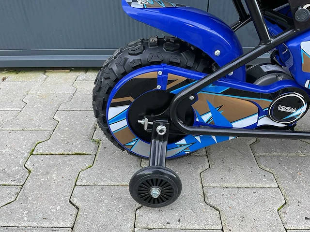 Ultra motocross 250dh 27fe monkey bike blauw kinderfiets - afbeelding 13 van  15