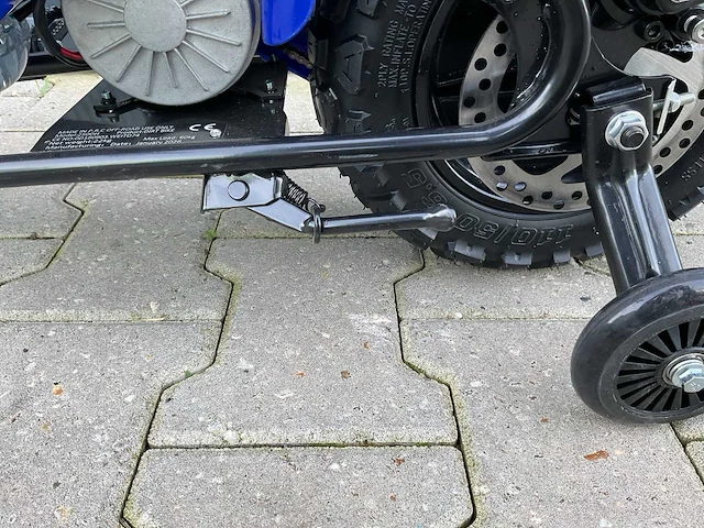 Ultra motocross 250dh 27fe monkey bike blauw kinderfiets - afbeelding 17 van  20