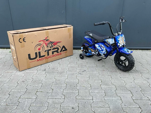 Ultra motocross 250dh 27fe monkey bike blauw kinderfiets - afbeelding 16 van  20